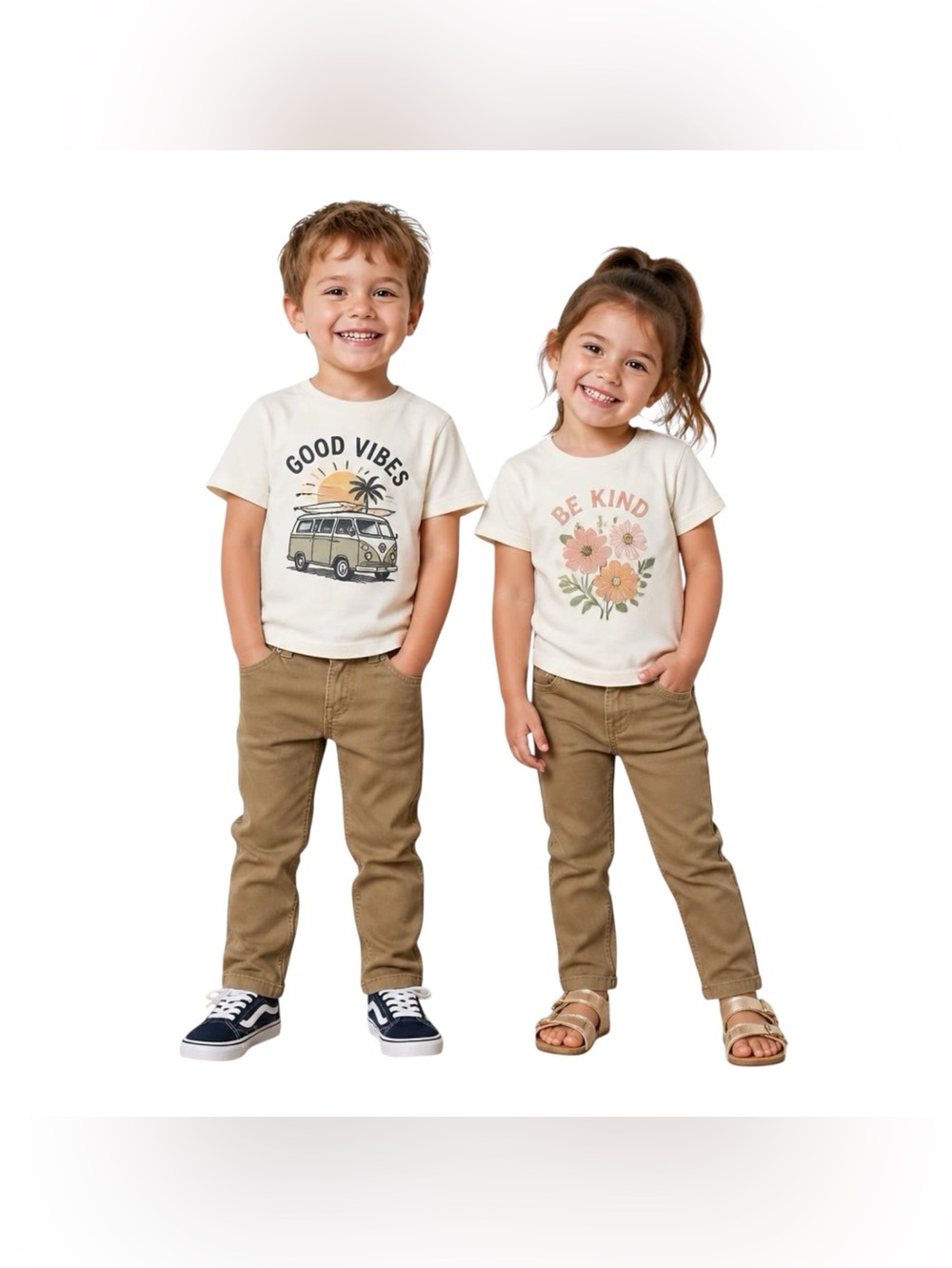 Levi’s 512 Slim Taper Khaki Adjustable Waist Unisex Pants Kids Size 4 Reg